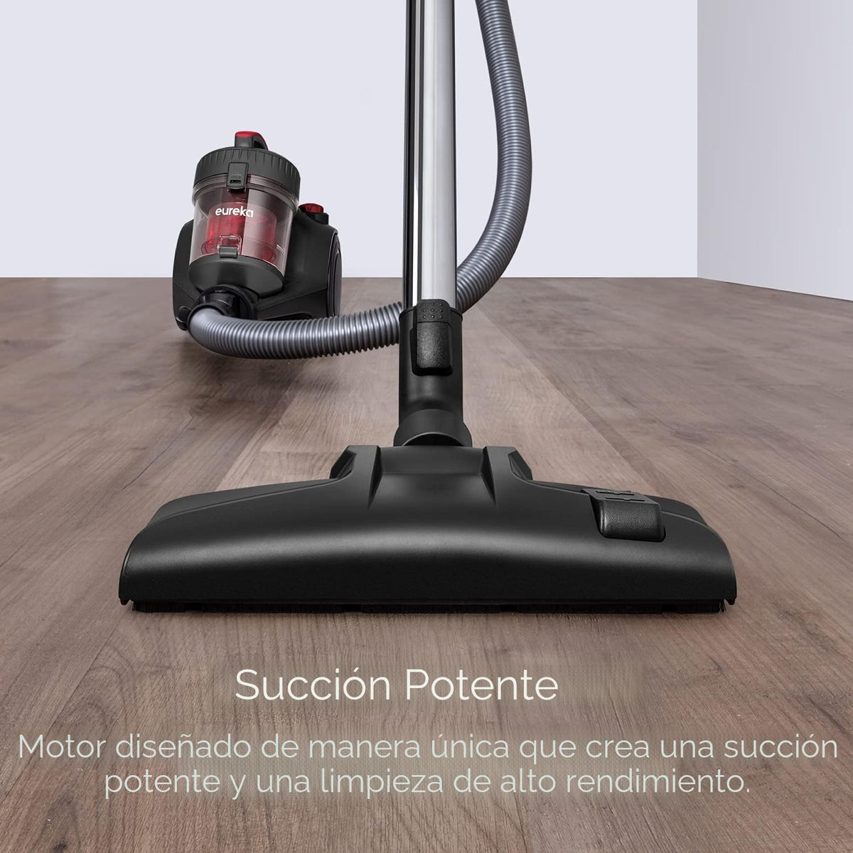 Eureka - Aspiradora sin bolsa de cilindro, aspiradora ligera para a...