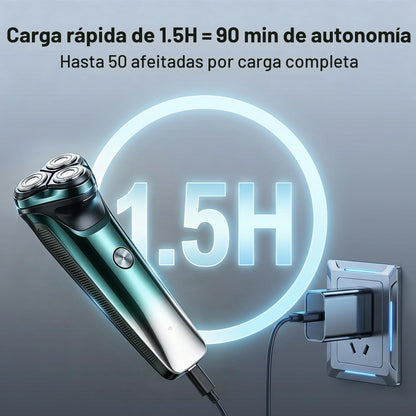 Ordele Maquinilla de afeitar eléctrica para hombres, afeitadora elé...