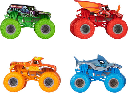 Monster Jam, Juego de peldaños resistentes, camiones monstruo fundi...