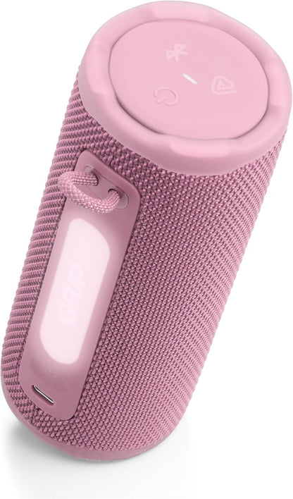 JBL Grip Altavoz Bluetooth portátil, resistente al agua, luz ambien...
