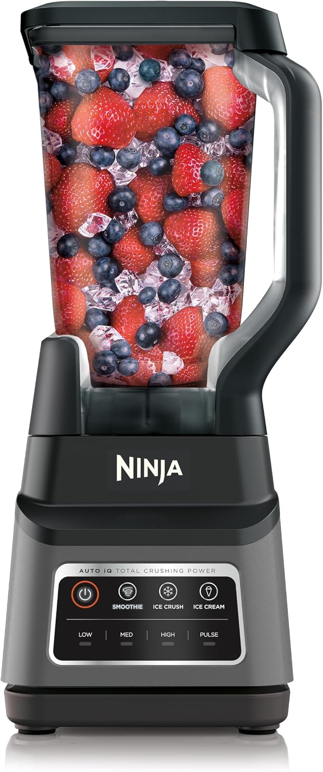 Licuadora Ninja Professional Plus, Auto-iQ, 1400 W, jarra de 72 oz,...