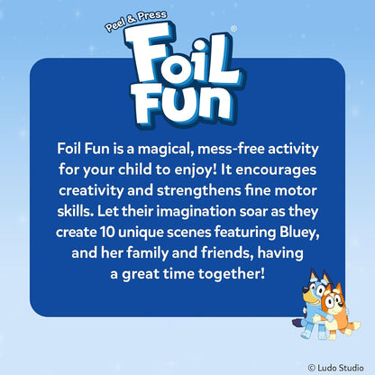 Skillmatics Foil Fun Bluey, actividad artística y artesanal, regalo...