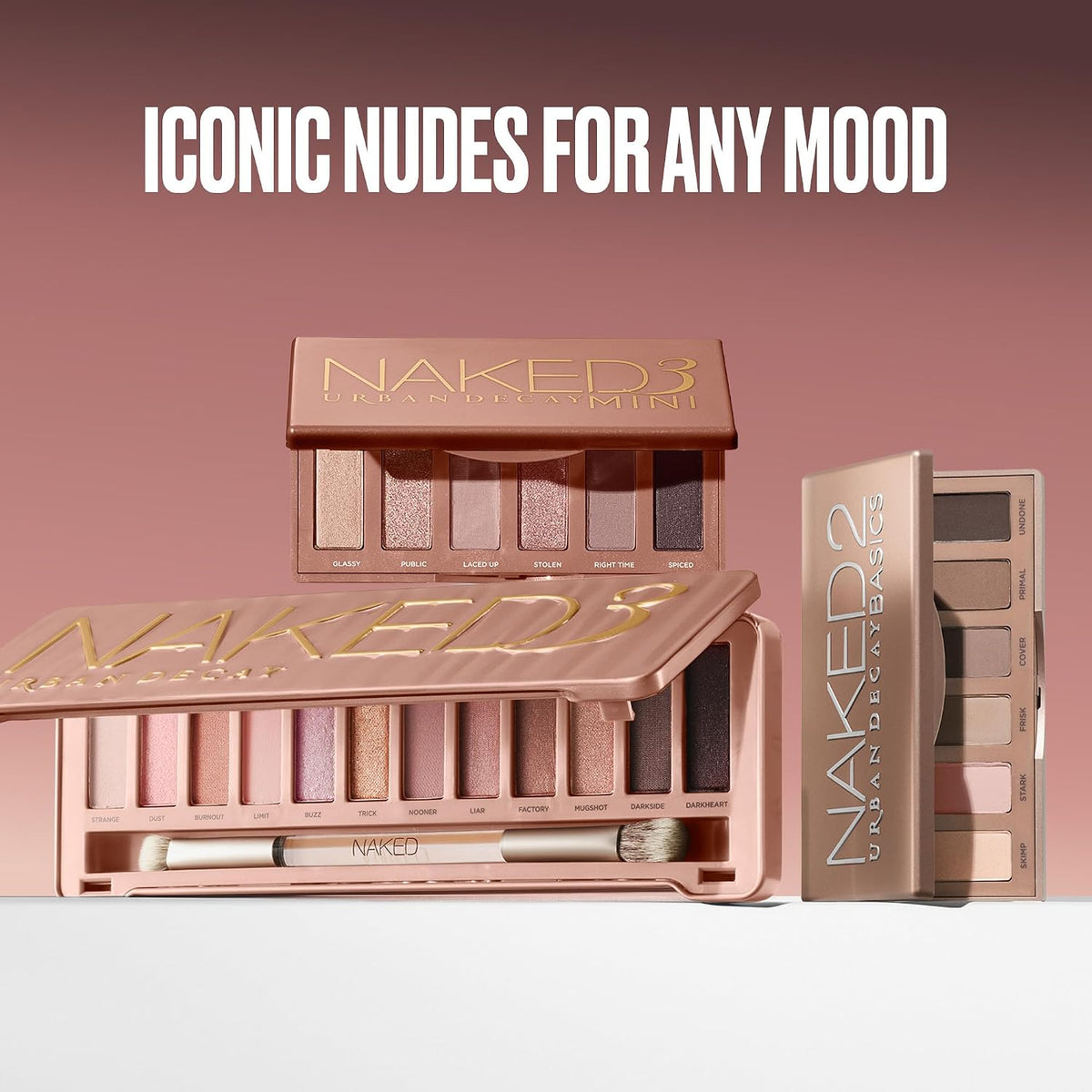 Urban Decay Naked3 Mini paleta de sombras de ojos - 6 sombras neutr...