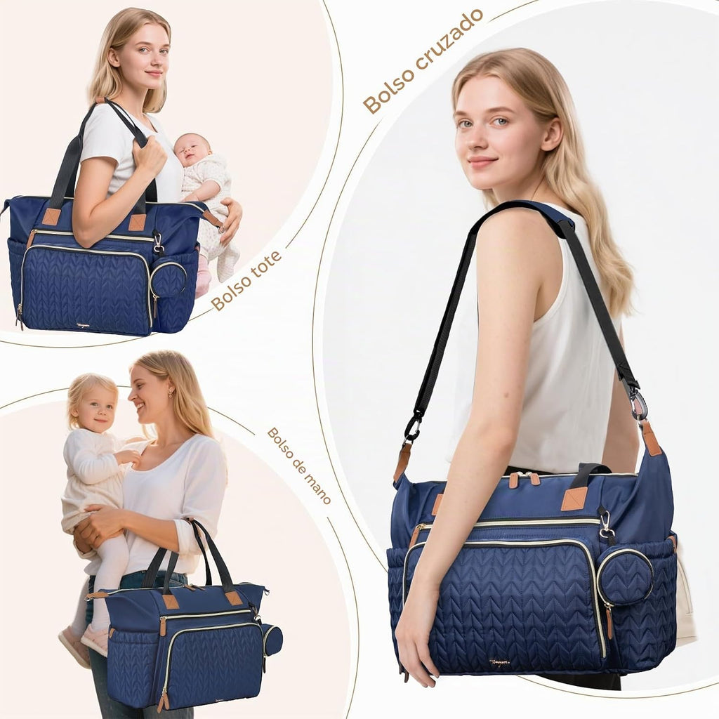 Tonyeee Bolso de Pañales, Grandes Bolsas de Pañales para Bebés Impe...