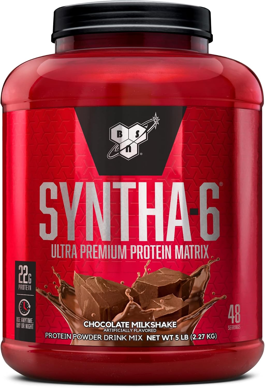 BSN SYNTHA-6 - Proteína en polvo premium, 0.21 onzas de fibra, aisl...