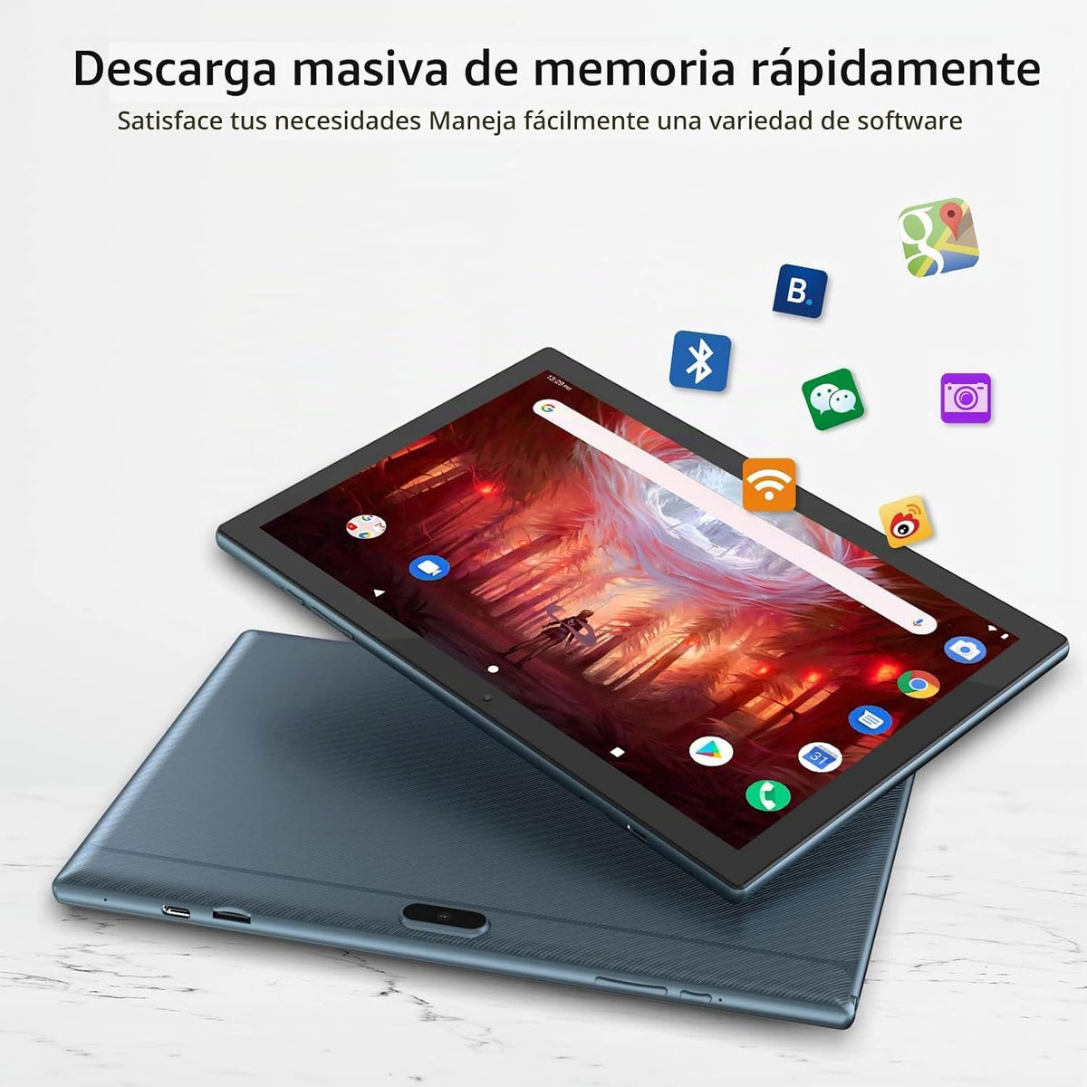 Tablet Android 15 Tablet de 10 pulgadas, DDR4 8GB RAM 32GB Tabletas...