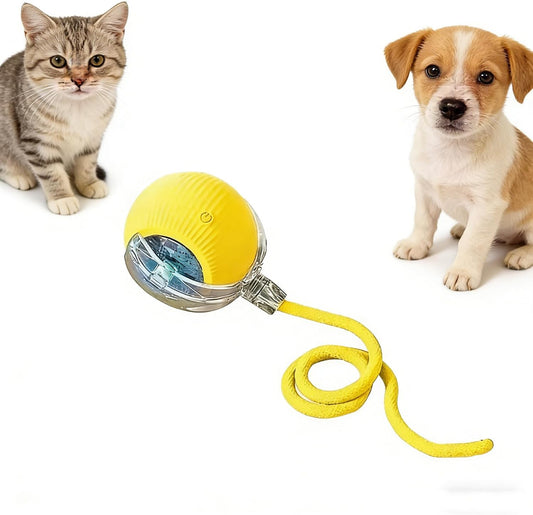RightBliss Juguete automático de bola rodante para gatos y perros....