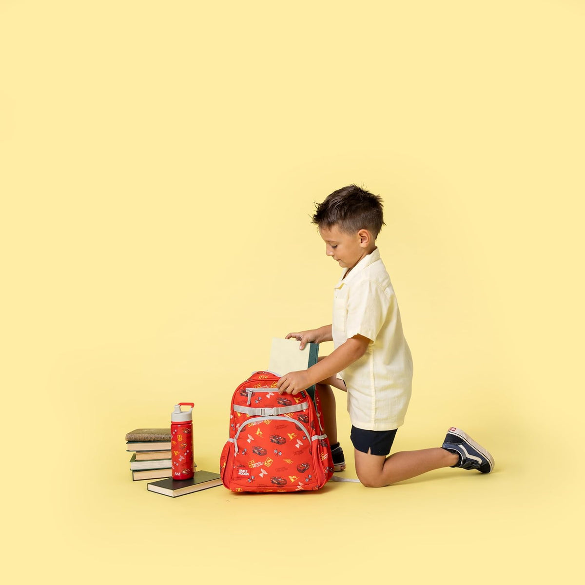 Simple Modern Disney Cars - Mochila infantil para escuela, niñas, n...