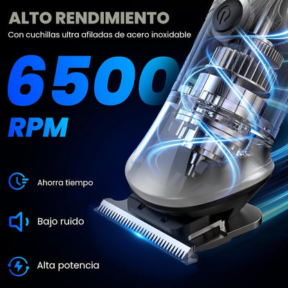 Ufree Recortadora de barba 7 en 1 para hombres, afeitadora eléctric...
