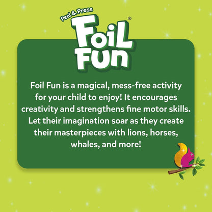 Skillmatics Foil Fun Animals Mega Pack, kit de arte de aluminio, re...