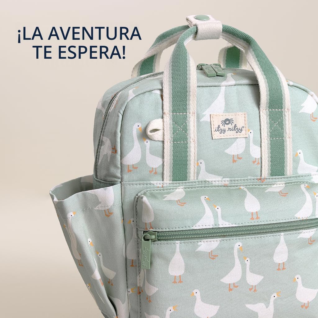 Itzy Ritzy Mochila para niños pequeños, bolsa de guardería para beb...