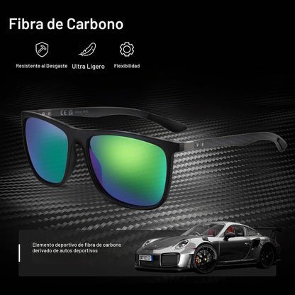 ZENOTTIC Gafas de sol polarizadas cuadradas para hombre, ultraliger...