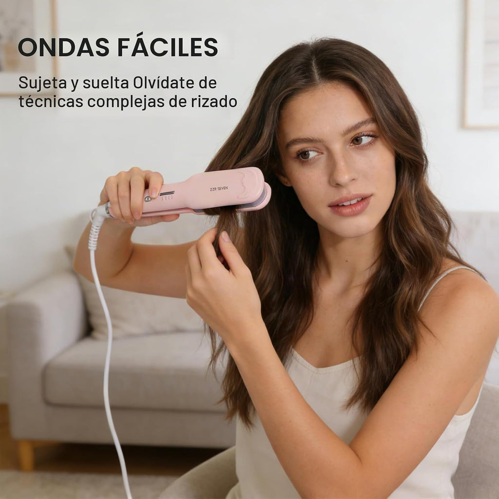 ZZR SEVEN Rizador de pelo, rizador de pelo, rizador de pelo, varita...