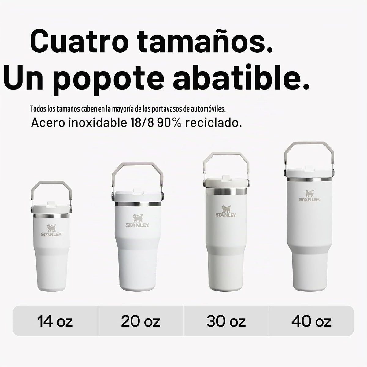 STANLEY IceFlow 2.0 - Vaso con pajita, 20 onzas, color azul marino...