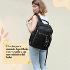 miss fong Mochila para pañales - Bolsa de pañales para mamá y papá...