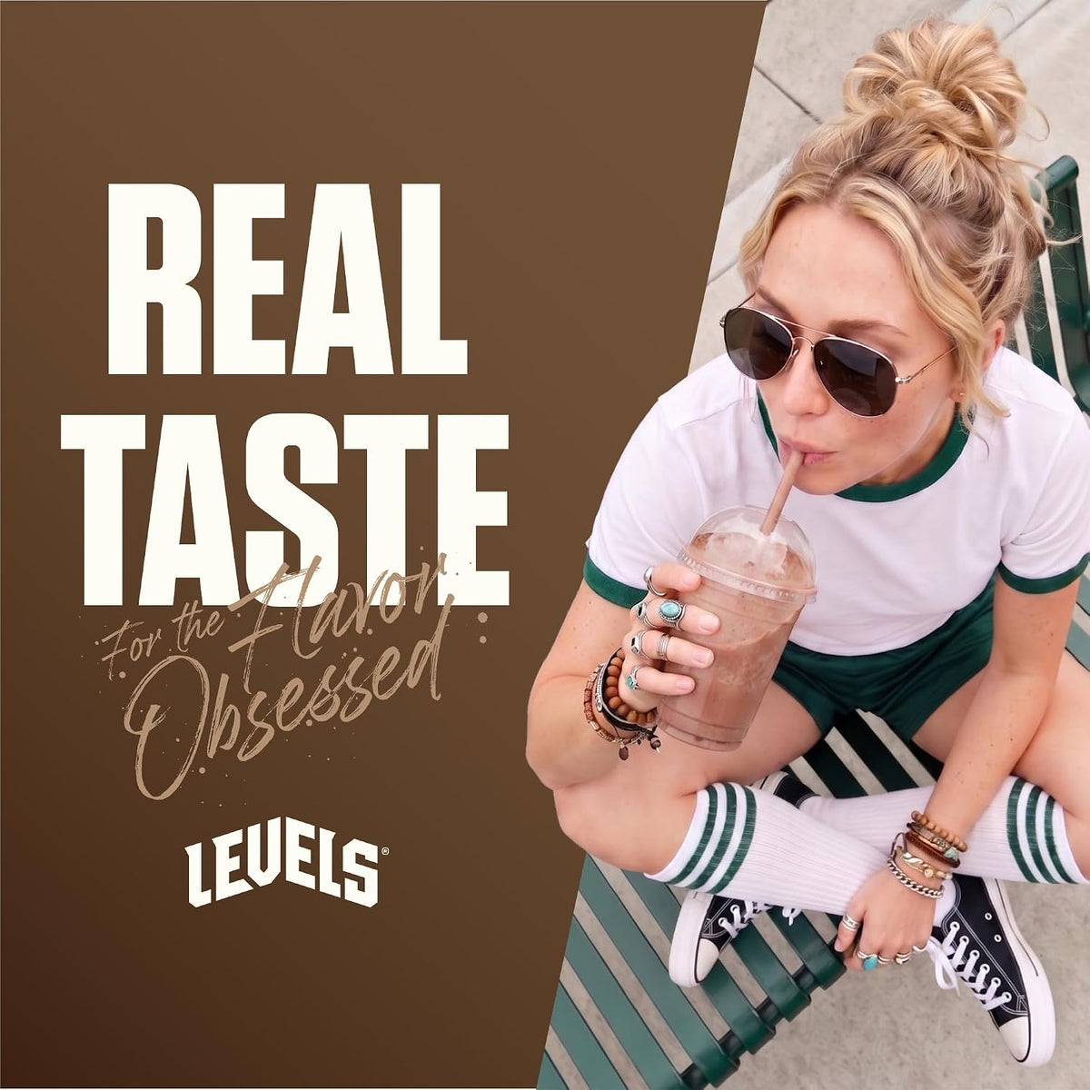 Levels - Proteína de suero en polvo, sin artificiales, doble chocol...