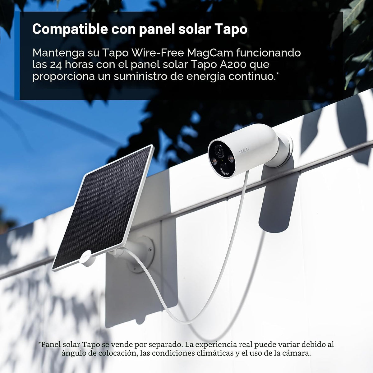 Tapo MagCam 2K+ Cámara de seguridad inalámbrica para exteriores, ba...