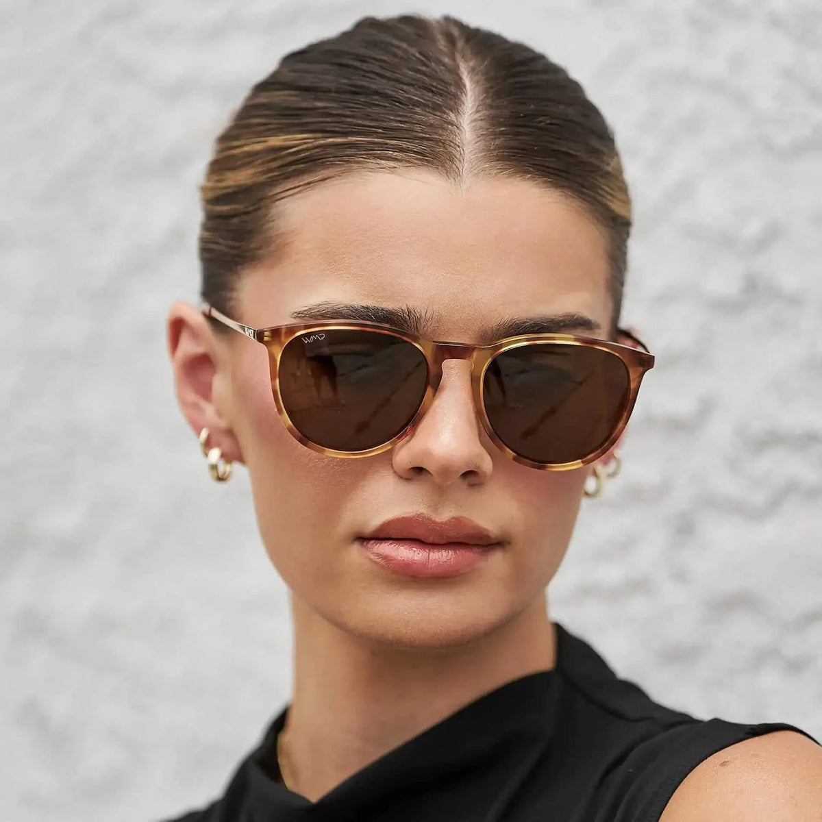 WearMe Pro Gafas de sol polarizadas redondas para mujer, protección...