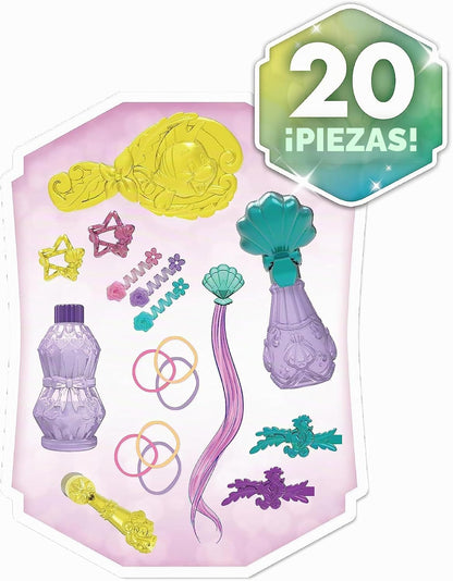 Disney Princess Shimmer Spa Ariel - Cabezal de peinado de 8 pulgada...
