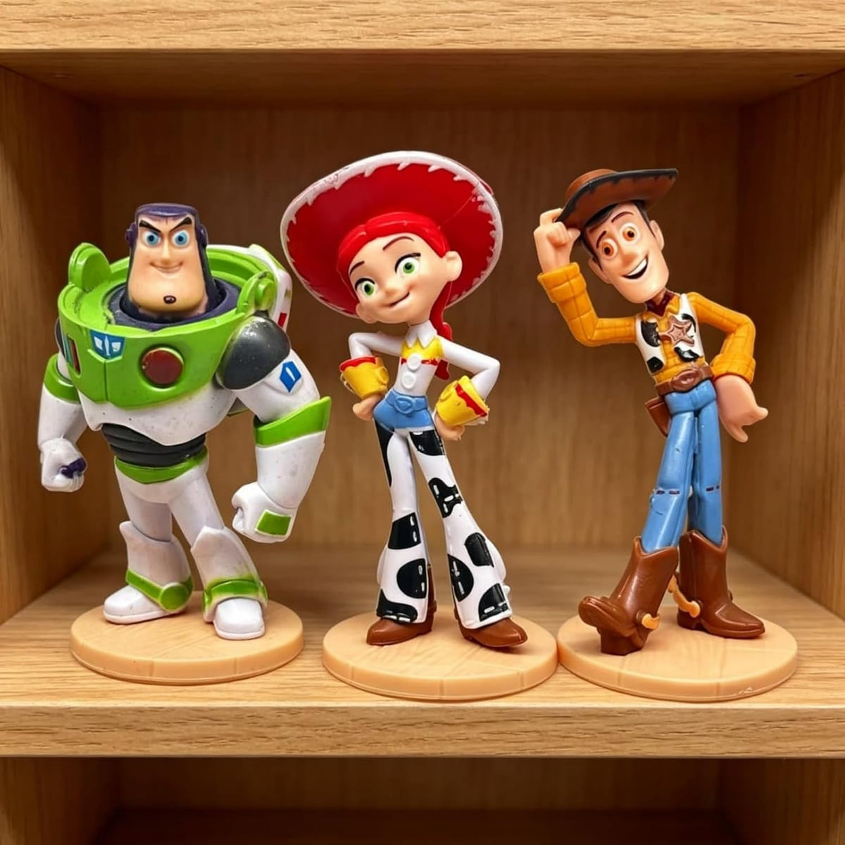 Anilnel Juego de 3 figuras de dibujos animados para Toy Theme Story...