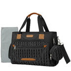 FHELAD Bolsa de pañales para mujer, bolsa de bebé con compartimento...