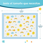 SunnyGuard Cambiadores desechables para bebé de 13 x 18 pulgadas, 5...