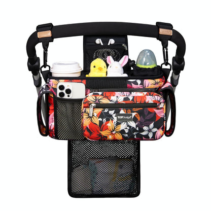 TOPDesign Organizador universal para cochecito de bebé, carrito de...