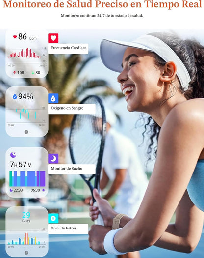 LODIMEKE Reloj inteligente, Alexa incorporado, responder\/hacer lla...