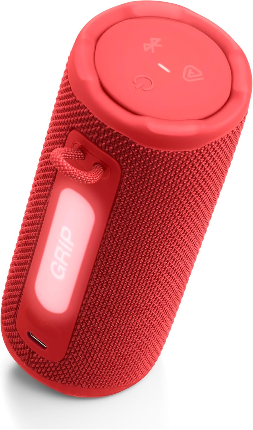 JBL Altavoz Bluetooth portátil Grip, impermeable, luz ambiental - r...