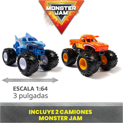 Monster Jam Supercharge Speedway Monster Truck Juego de juego, esca...