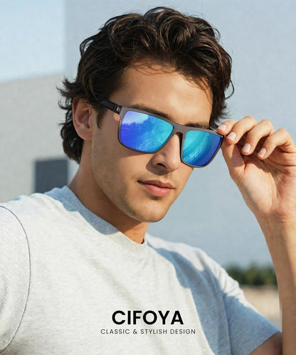 CIFOYA Gafas de sol polarizadas para hombre - Gafas de sol clásicas...