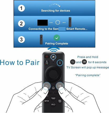 Remoto Solarcell de repuesto para Samsung Smart TV Remote w\/AI You...
