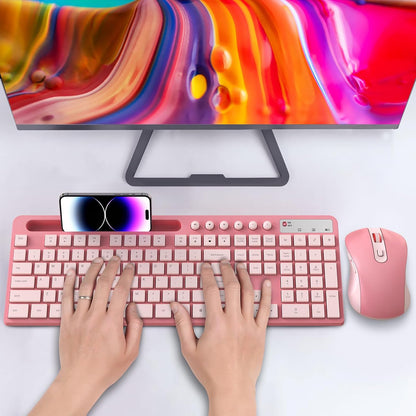 Combinación de teclado y mouse inalámbricos, teclado inalámbrico er...
