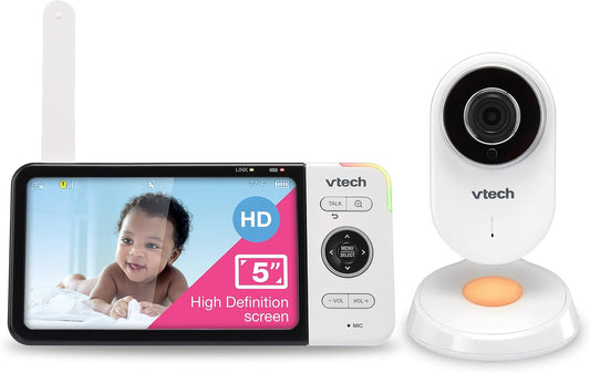 VTech VM818HD Monitor de bebé con video HD de 5 pulgadas y 720p | S...