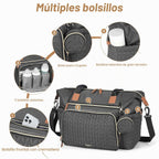 Tonyeee Bolsa Tote de Pañales, Bolsas Grandes para Pañales de Bebé...