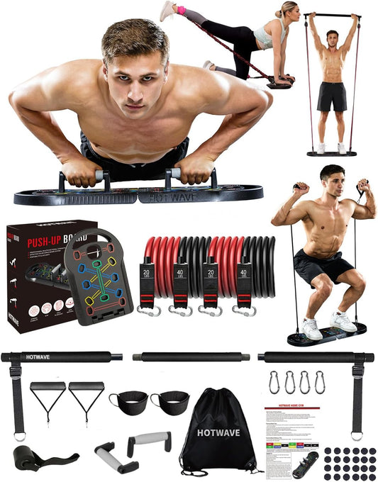 Tabla de flexiones HOTWAVE, tabla de flexiones portátil, barra de f...