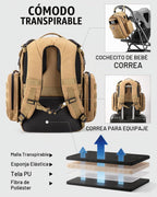 Dinictis Mochila para pañales para papá con cambiador de pañales, c...