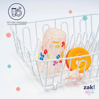 Zak Designs Ms. Rachel Kelso Vasos con pajita para niños pequeños a...