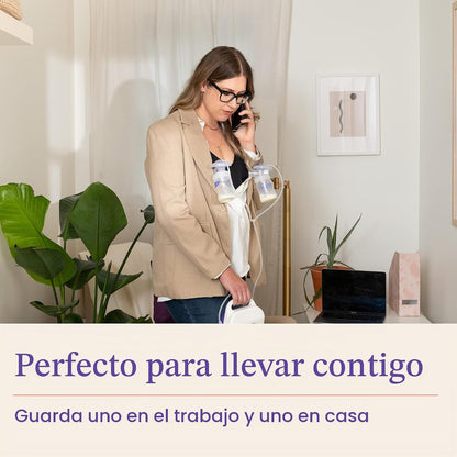 Lansinoh Juego de bombeo extra para extractores de leche NaturalWav...