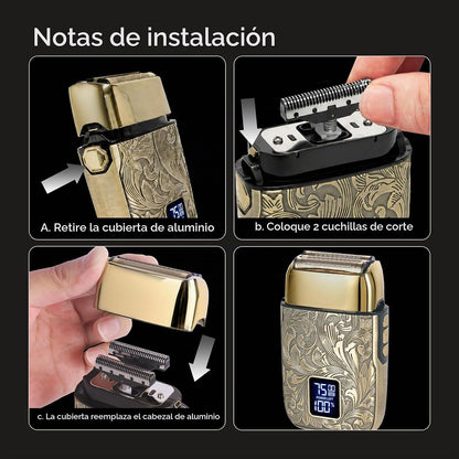 Ufree Afeitadora de lámina para hombres, maquinilla de afeitar eléc...