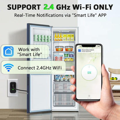 Alarma de corte de energía WiFi, alarma de corte de energía del con...