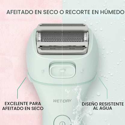 Panasonic Recortadora de bikini para mujer, maquinilla de afeitar e...