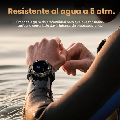 Reloj inteligente resistente para hombres, resistente al agua hasta...