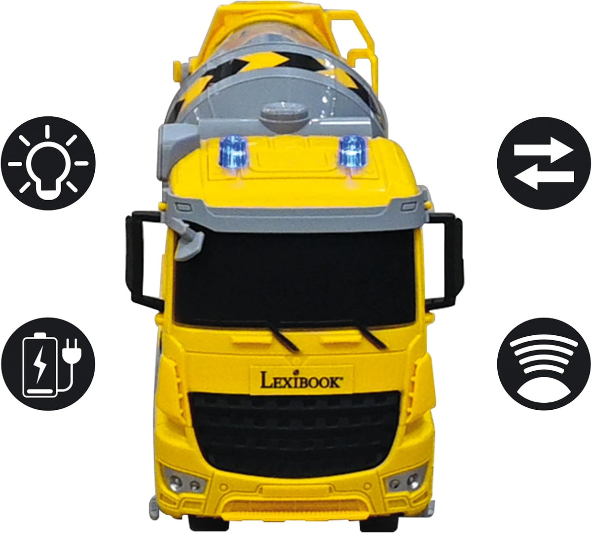 LEXiBOOK, Mezclador de concreto Crosslander RC, RCP15 | Tambor gira...