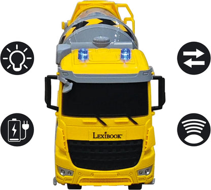 LEXiBOOK, Mezclador de concreto Crosslander RC, RCP15 | Tambor gira...