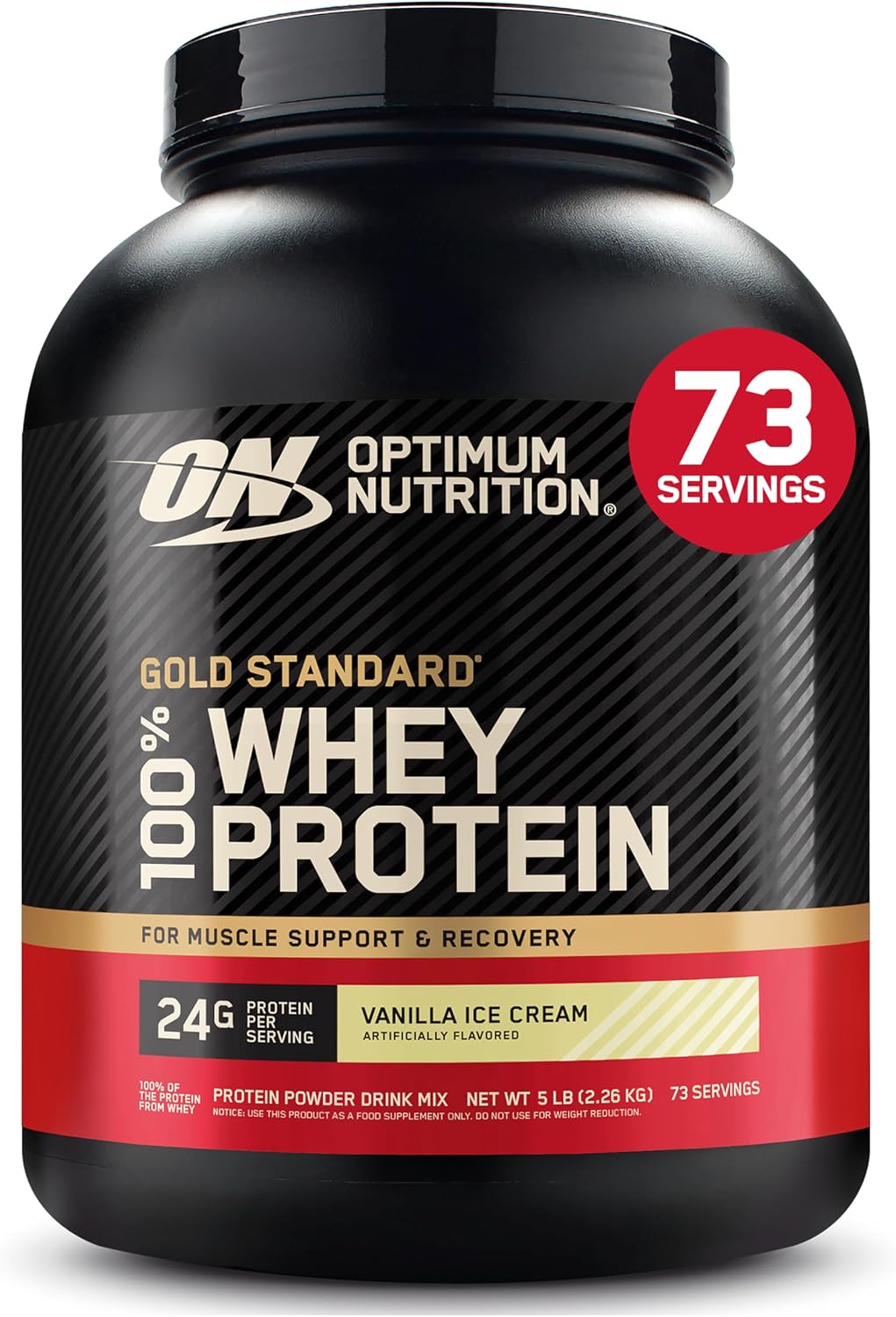 Optimum Nutrition Estándar dorado 100% Proteína de Suero de Leche e...