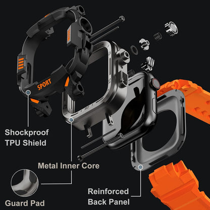 DABAOZA Funda resistente con correa táctica para hombre, compatible...