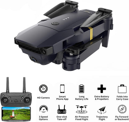 Falcon 4K Drone con cámara | Quadcopter para niños y adultos, princ...