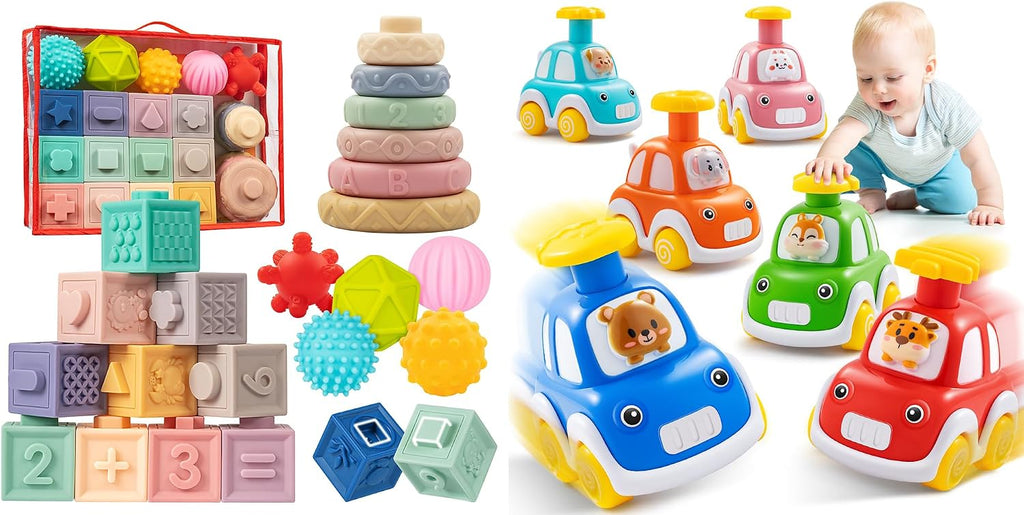 Jyusmile Juguetes para bebés de 6 a 12 meses, juguete Montessori Pr...
