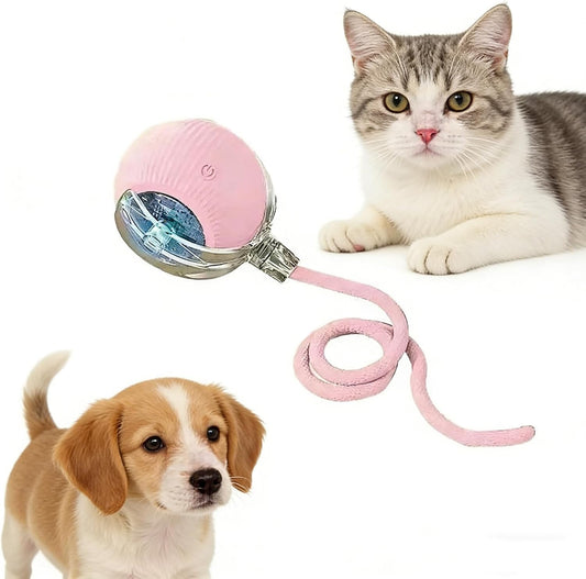 RightBliss Juguete automático de bola rodante para gatos y perros....